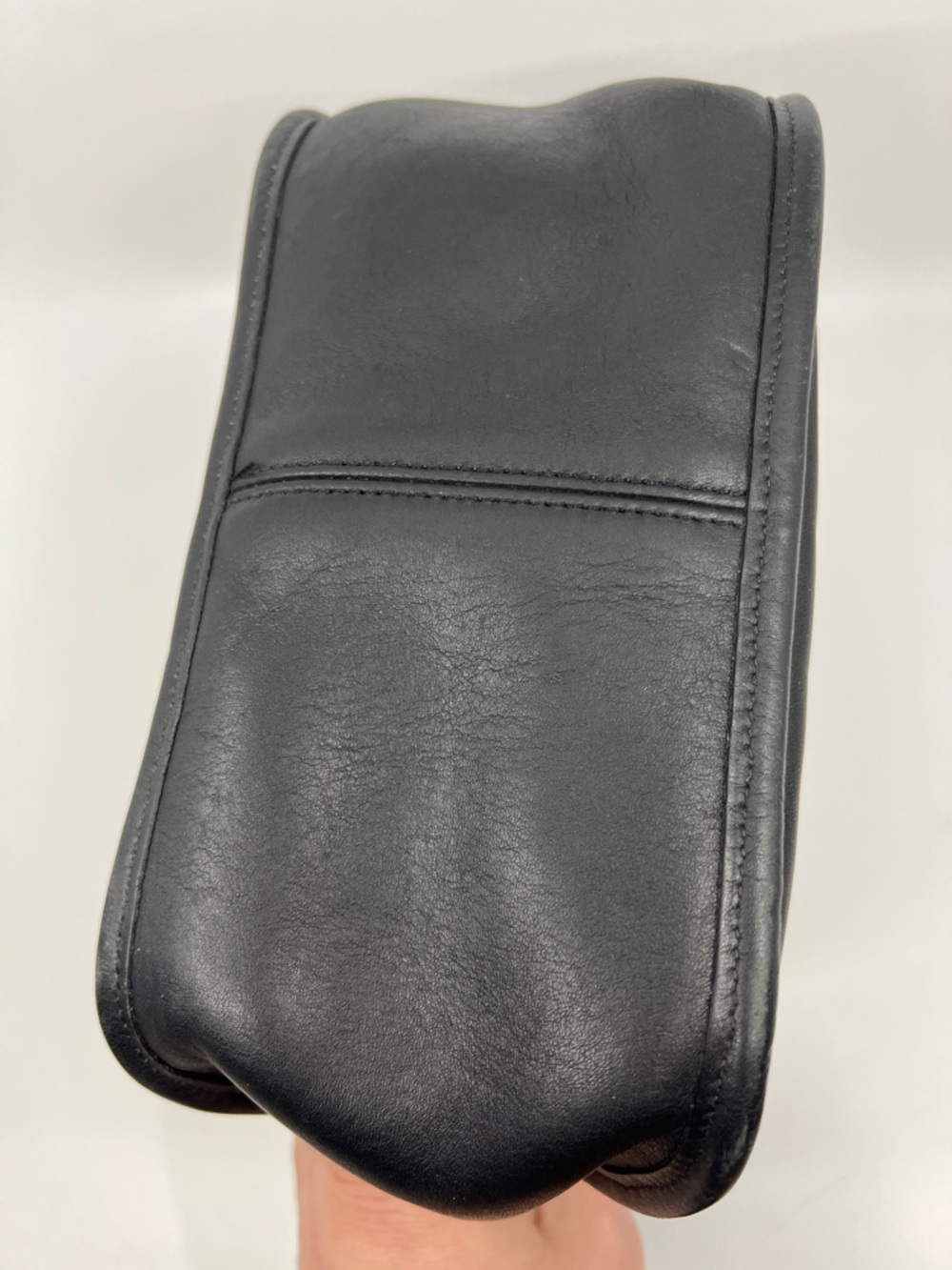 Vintage Coach Janice’s Legacy shoulder bag Black Glove Tanned Leather 9950 - Picture 5 of 16
